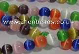 CCT1214 15 inches 4mm round cats eye beads wholesale