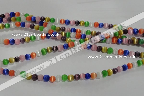 CCT1214 15 inches 4mm round cats eye beads wholesale