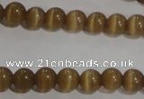 CCT1216 15 inches 4mm round cats eye beads wholesale