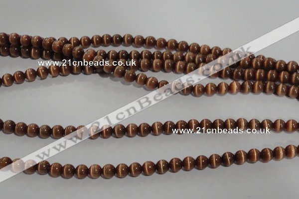 CCT1217 15 inches 4mm round cats eye beads wholesale