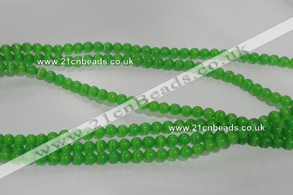 CCT1225 15 inches 4mm round cats eye beads wholesale