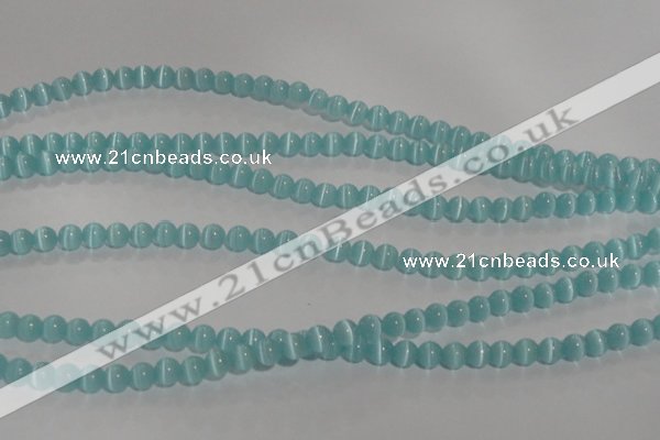 CCT1227 15 inches 4mm round cats eye beads wholesale