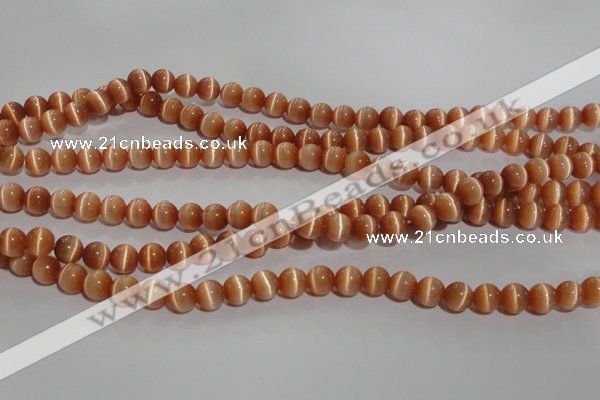 CCT1265 15 inches 5mm round cats eye beads wholesale