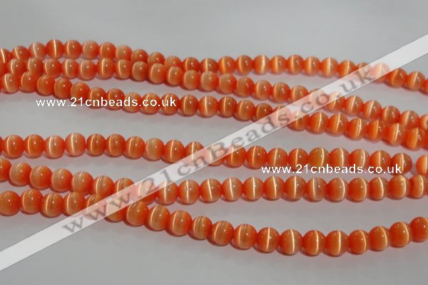 CCT1270 15 inches 5mm round cats eye beads wholesale