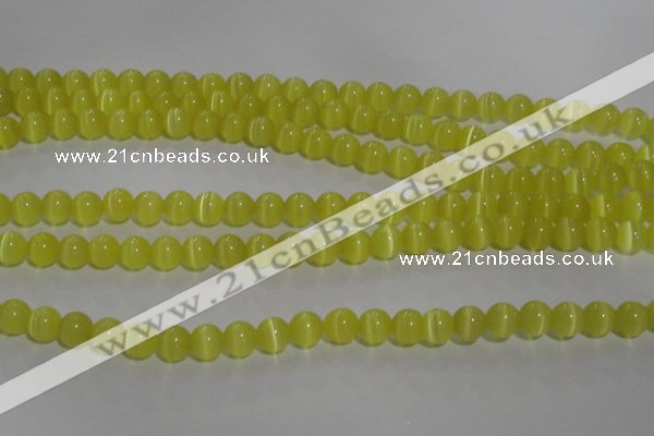 CCT1272 15 inches 5mm round cats eye beads wholesale