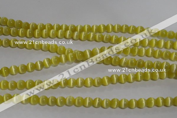 CCT1273 15 inches 5mm round cats eye beads wholesale