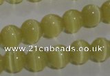 CCT1276 15 inches 5mm round cats eye beads wholesale