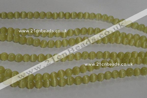 CCT1276 15 inches 5mm round cats eye beads wholesale