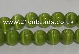 CCT1281 15 inches 5mm round cats eye beads wholesale