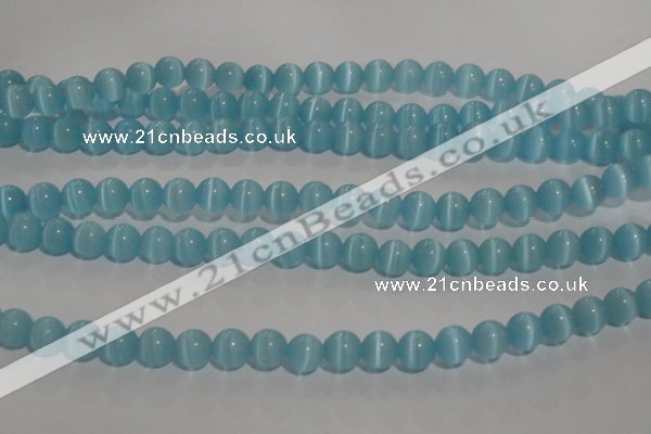 CCT1286 15 inches 5mm round cats eye beads wholesale