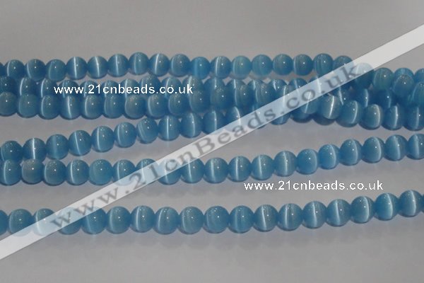 CCT1299 15 inches 5.5mm round cats eye beads wholesale