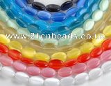 CCT13 10*15mm different color oval cats eye beads Wholesale