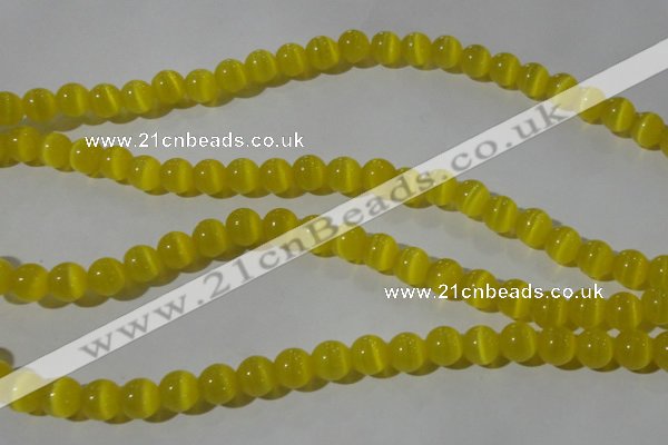 CCT1325 15 inches 6mm round cats eye beads wholesale