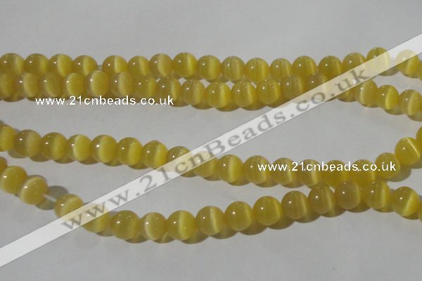 CCT1326 15 inches 6mm round cats eye beads wholesale