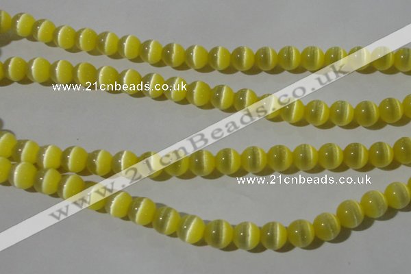 CCT1327 15 inches 6mm round cats eye beads wholesale