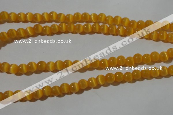 CCT1328 15 inches 6mm round cats eye beads wholesale