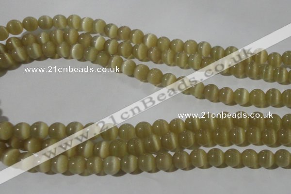 CCT1329 15 inches 6mm round cats eye beads wholesale