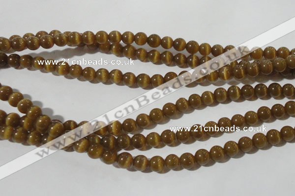 CCT1332 15 inches 6mm round cats eye beads wholesale