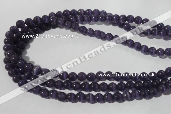 CCT1338 15 inches 6mm round cats eye beads wholesale