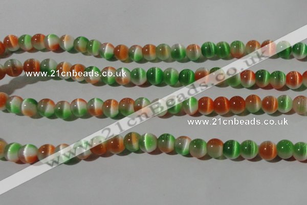 CCT1342 15 inches 6mm round cats eye beads wholesale