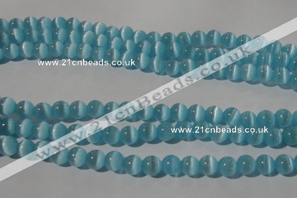 CCT1349 15 inches 6mm round cats eye beads wholesale