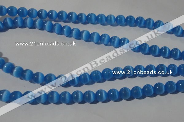 CCT1351 15 inches 6mm round cats eye beads wholesale