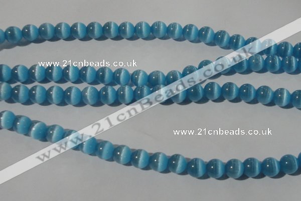 CCT1352 15 inches 6mm round cats eye beads wholesale