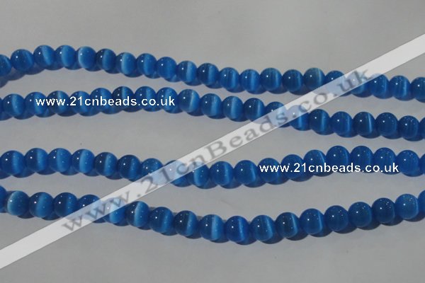 CCT1353 15 inches 6mm round cats eye beads wholesale