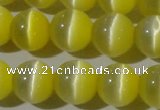 CCT1374 15 inches 7mm round cats eye beads wholesale