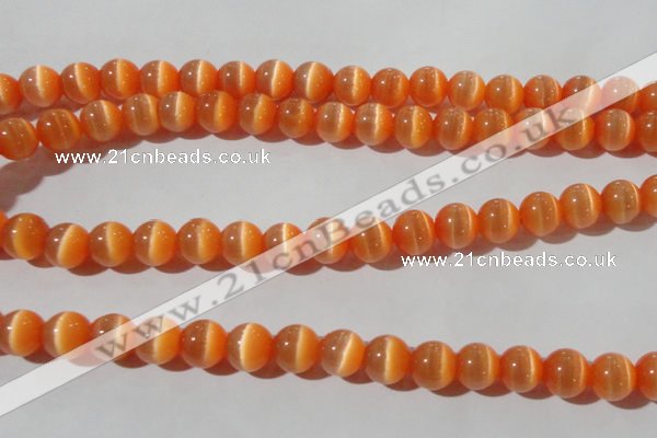 CCT1382 15 inches 7mm round cats eye beads wholesale