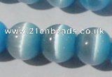 CCT1388 15 inches 7mm round cats eye beads wholesale