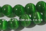 CCT1392 15 inches 7mm round cats eye beads wholesale