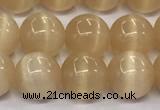 CCT1436 15 inches 8mm, 10mm, 12mm round cats eye beads