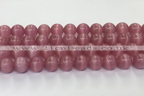 CCT1471 15 inches 14mm round cats eye beads