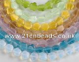 CCT15 Different color 10mm star shape cats eye beads Wholesale