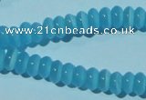 CCT203 15 inches 2*4mm rondelle cats eye beads wholesale