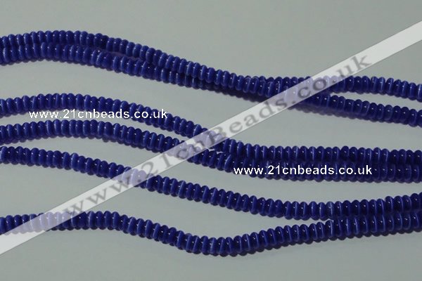 CCT207 15 inches 2*4mm rondelle cats eye beads wholesale