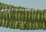 CCT211 15 inches 2*4mm rondelle cats eye beads wholesale