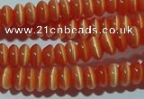 CCT216 15 inches 2*4mm rondelle cats eye beads wholesale