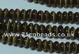 CCT218 15 inches 2*4mm rondelle cats eye beads wholesale