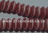 CCT261 15 inches 3*7mm rondelle cats eye beads wholesale