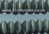 CCT271 15 inches 5*8mm rondelle cats eye beads wholesale