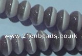 CCT272 15 inches 5*8mm rondelle cats eye beads wholesale