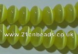 CCT277 15 inches 5*8mm rondelle cats eye beads wholesale