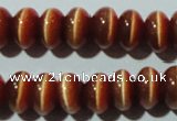 CCT282 15 inches 5*8mm rondelle cats eye beads wholesale