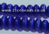 CCT288 15 inches 5*8mm rondelle cats eye beads wholesale