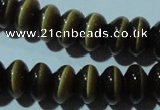 CCT293 15 inches 5*8mm rondelle cats eye beads wholesale