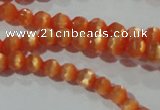 CCT309 15 inches 4mm faceted round cats eye beads wholesale