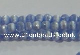 CCT321 15 inches 4mm faceted round cats eye beads wholesale