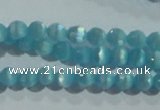 CCT324 15 inches 4mm faceted round cats eye beads wholesale